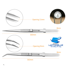 Nhíp Inox 163mm THẲNG nhám chất lượng cao dùng cho sửa chữa điện tử, Laptop, Mobile